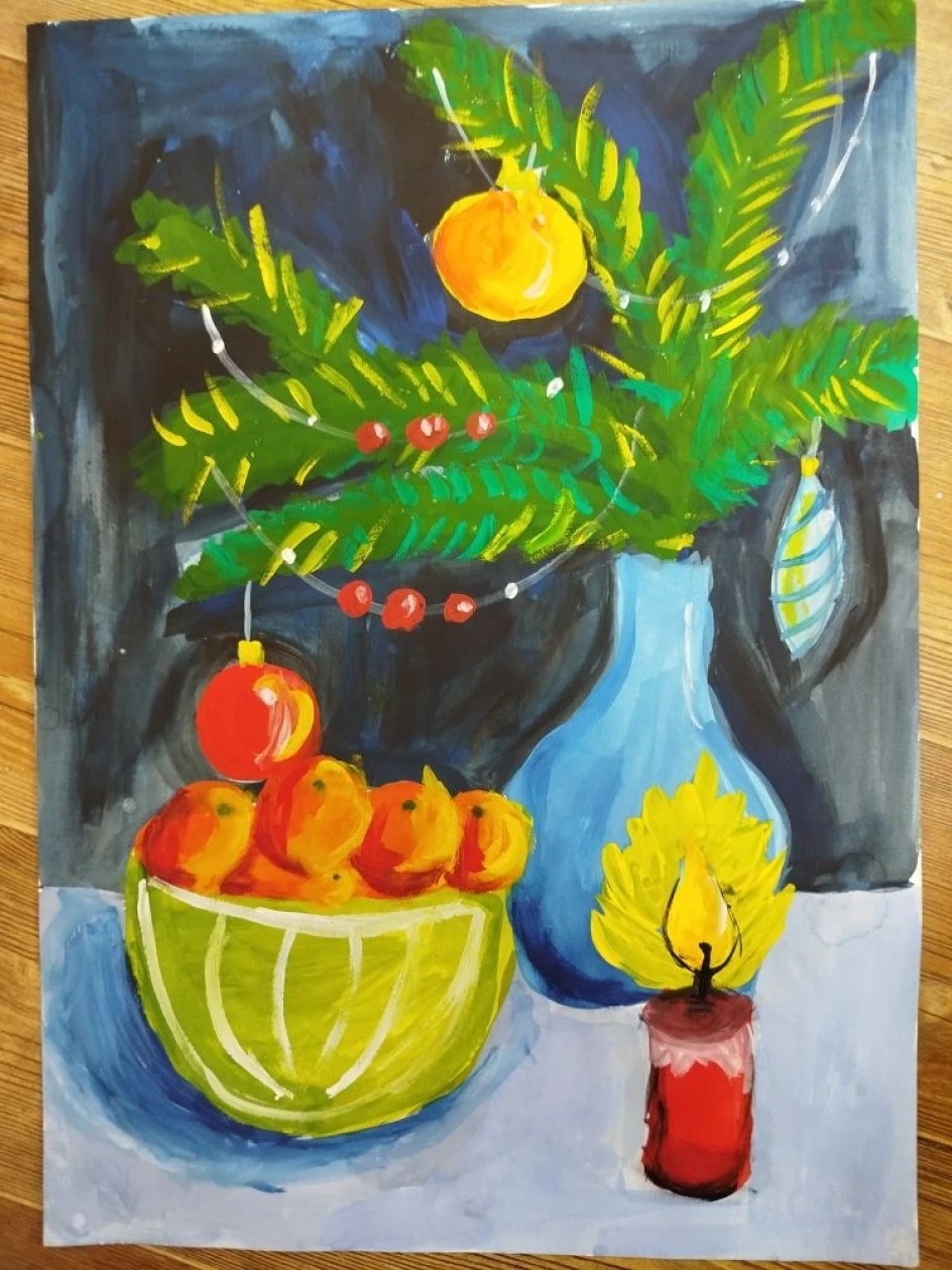 новогодний натюрморт