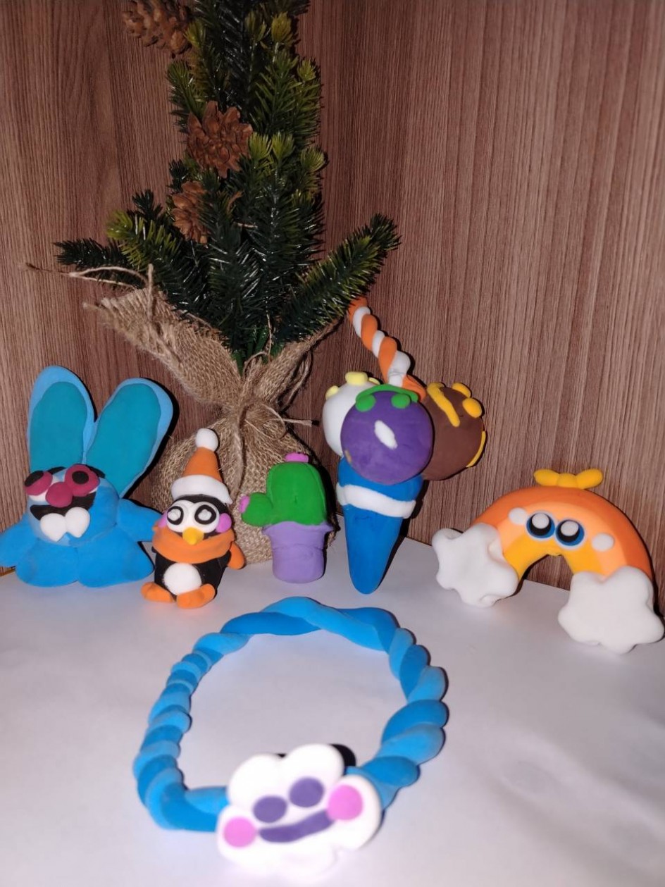 Леплю из пластилина