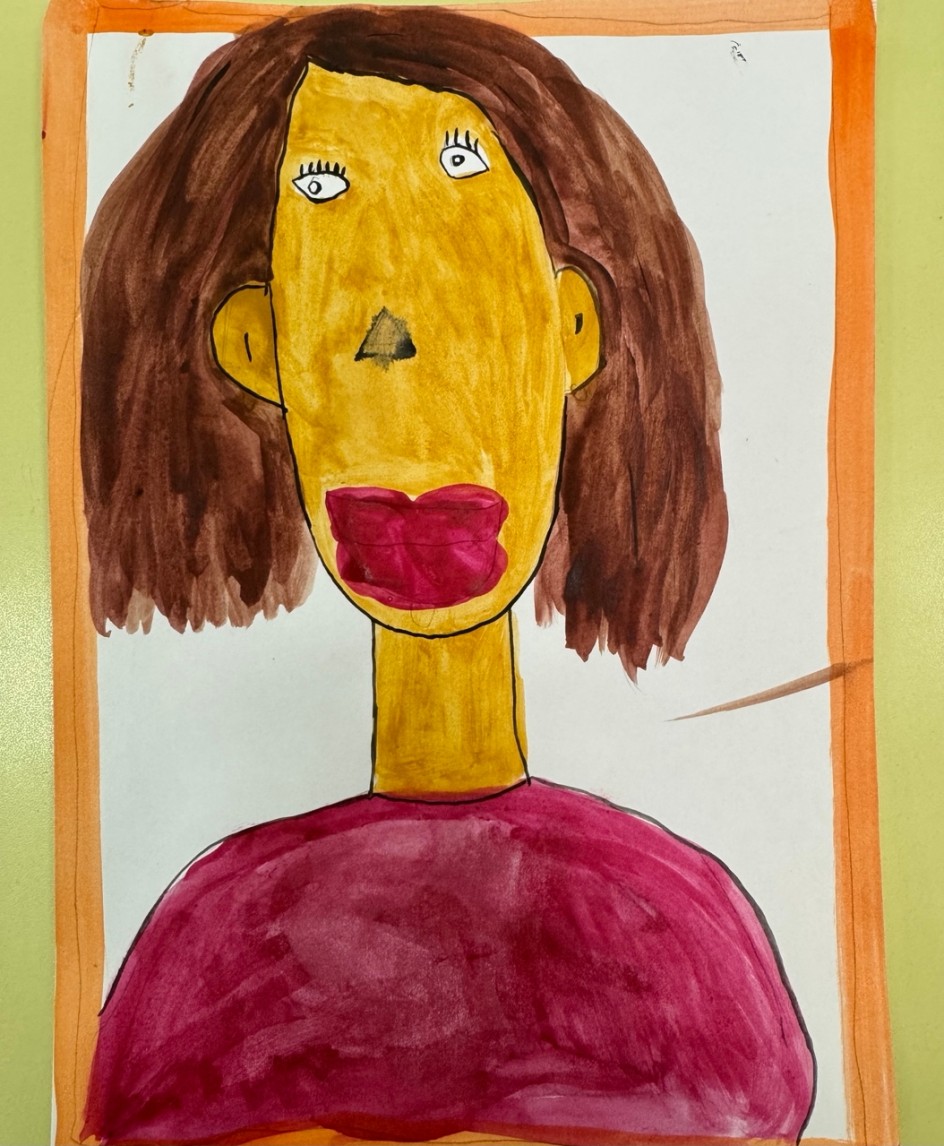 Портрет моей любимой мамы