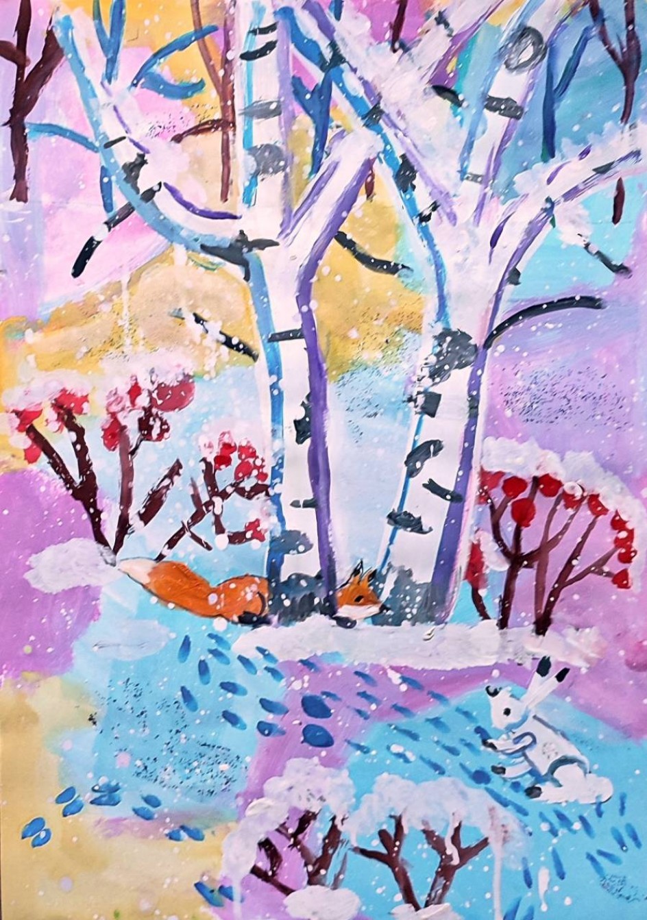 Сказка зимнего леса.