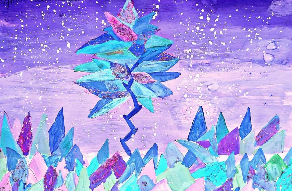 В сказочной стране ледяных деревьев.