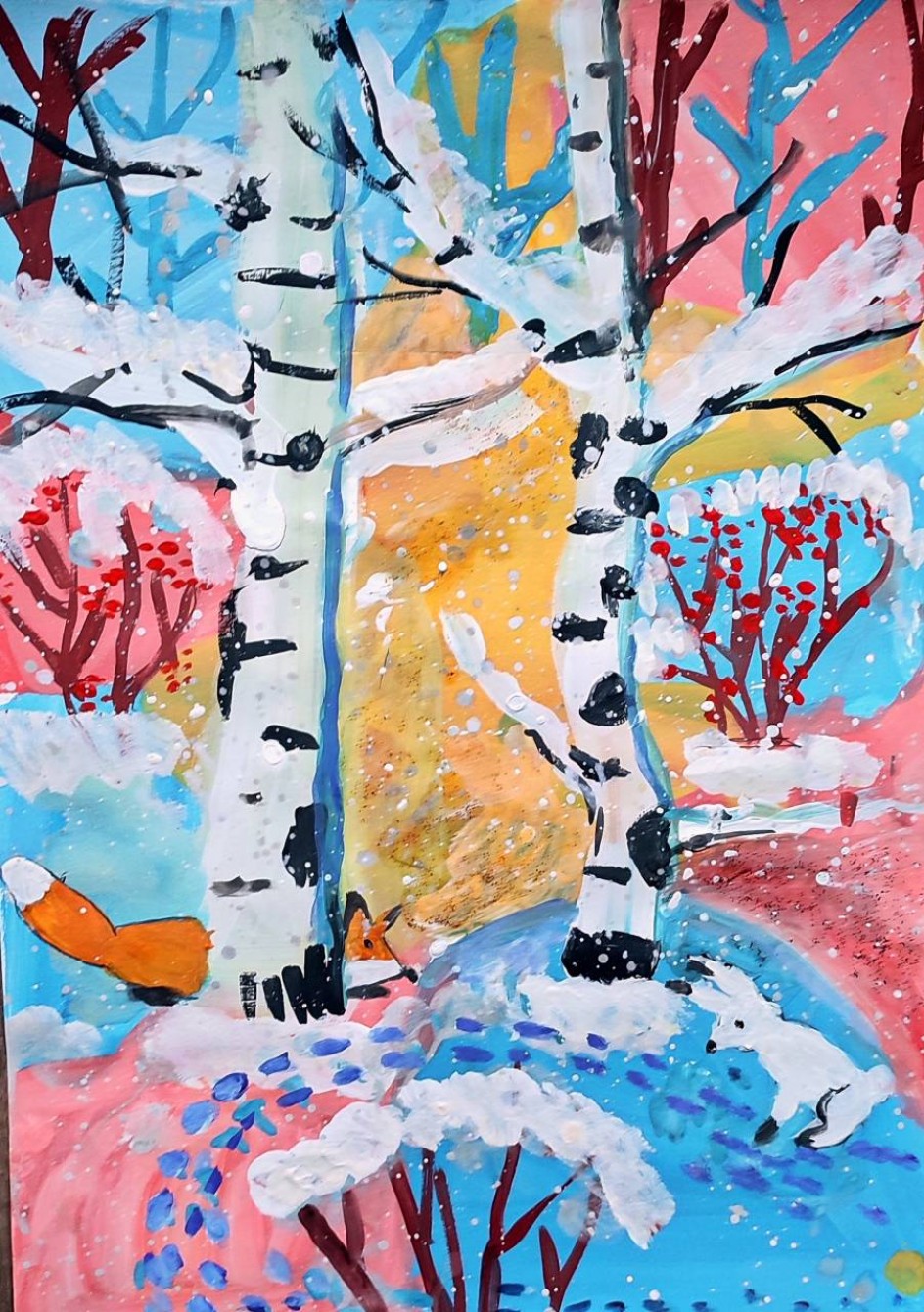 Случай в зимнем лесу.