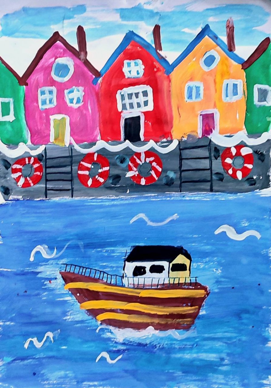 Причал рыбацкого посёлка