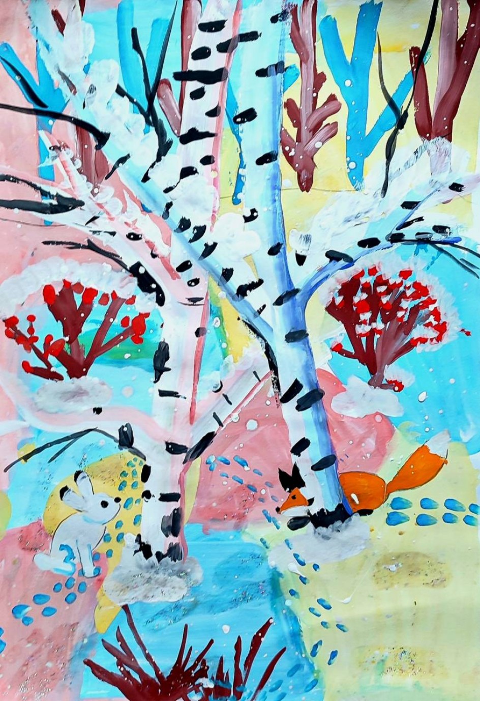 Случай в зимнем лесу.