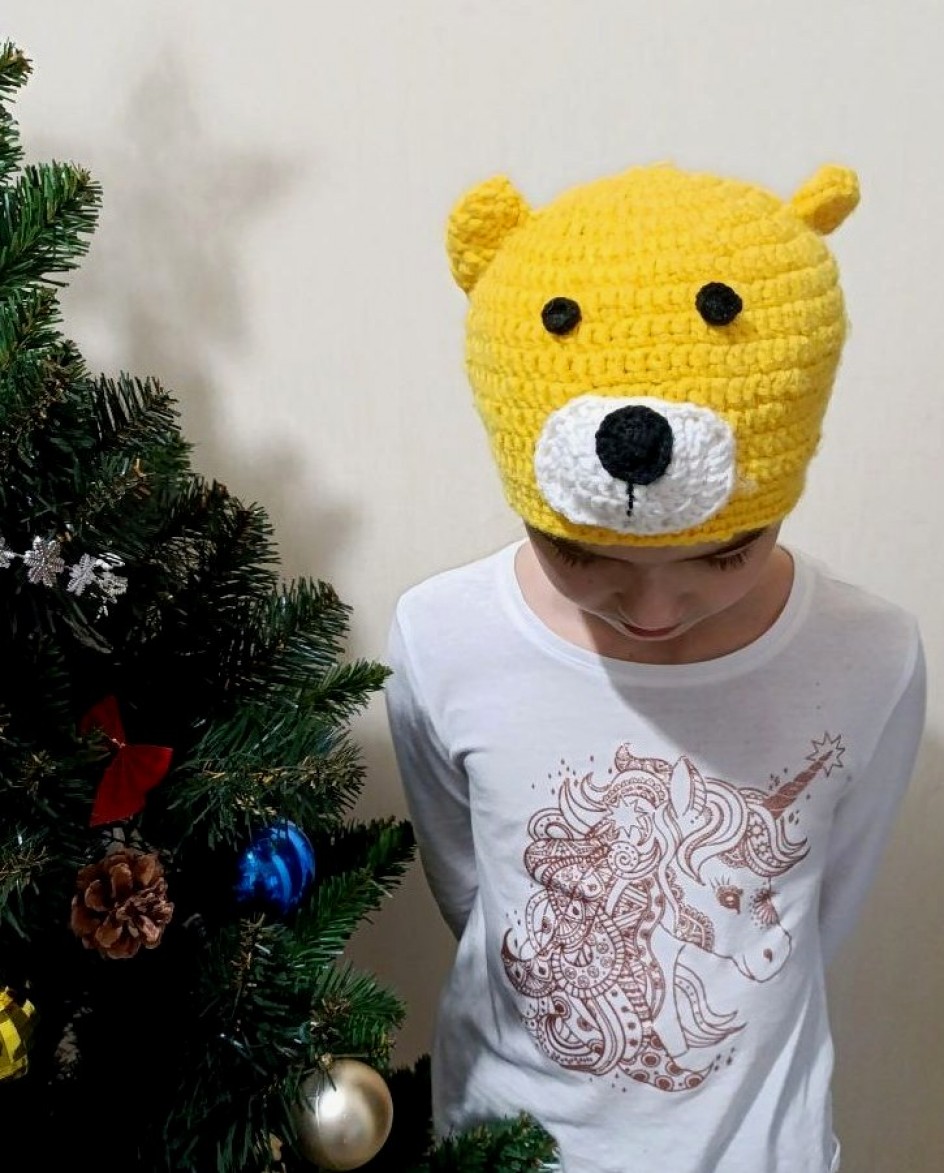 Шапочка "Мишка"