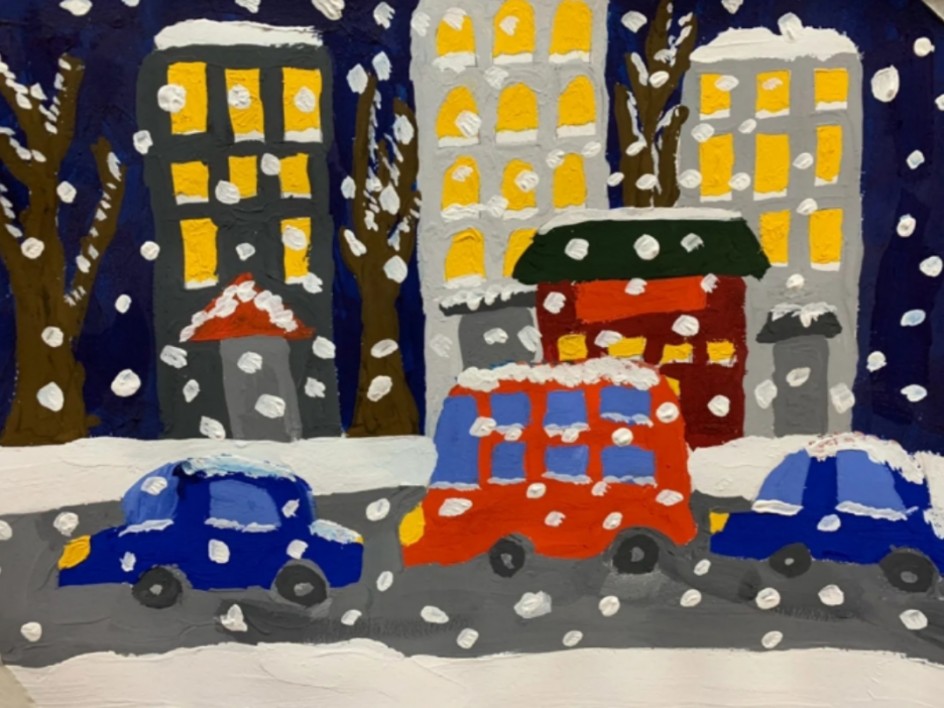 "Вот и зимушка пришла!"