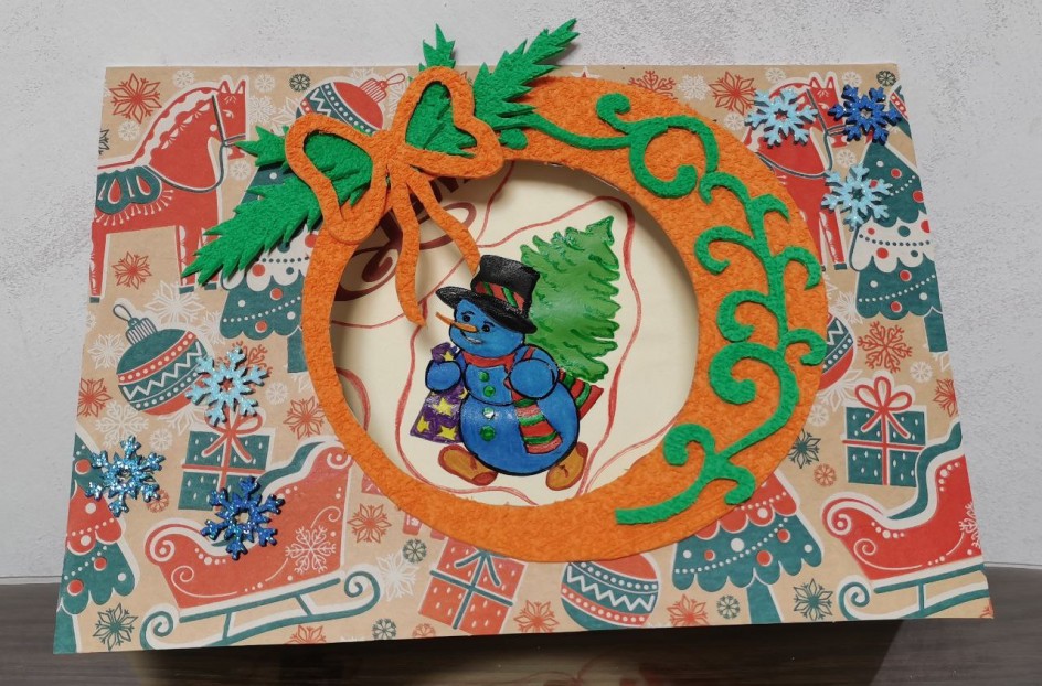 "Снеговик спешит в гости"