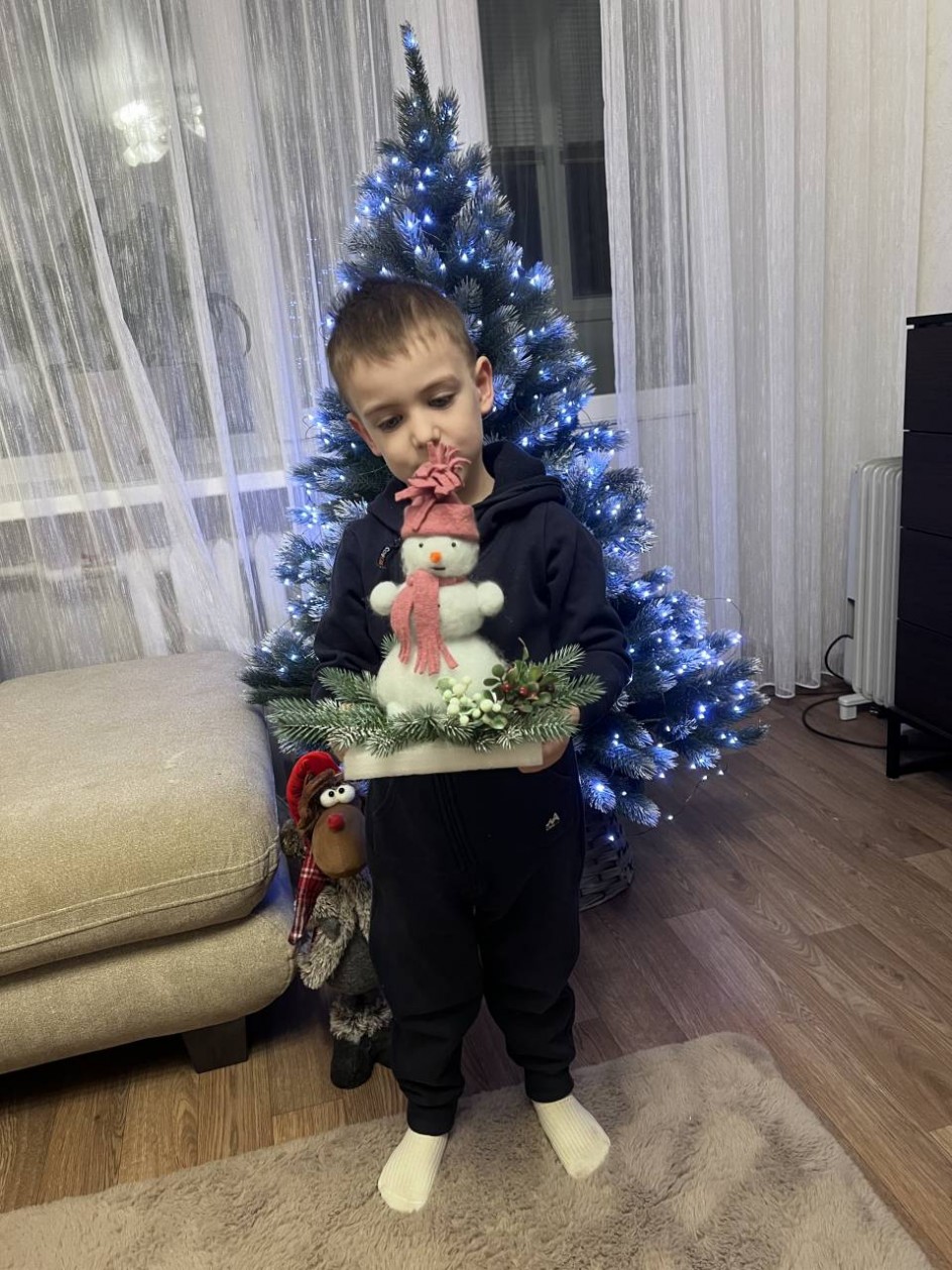 Мой первый снеговик