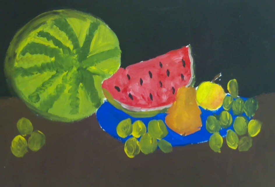 Натюрморт с арбузом