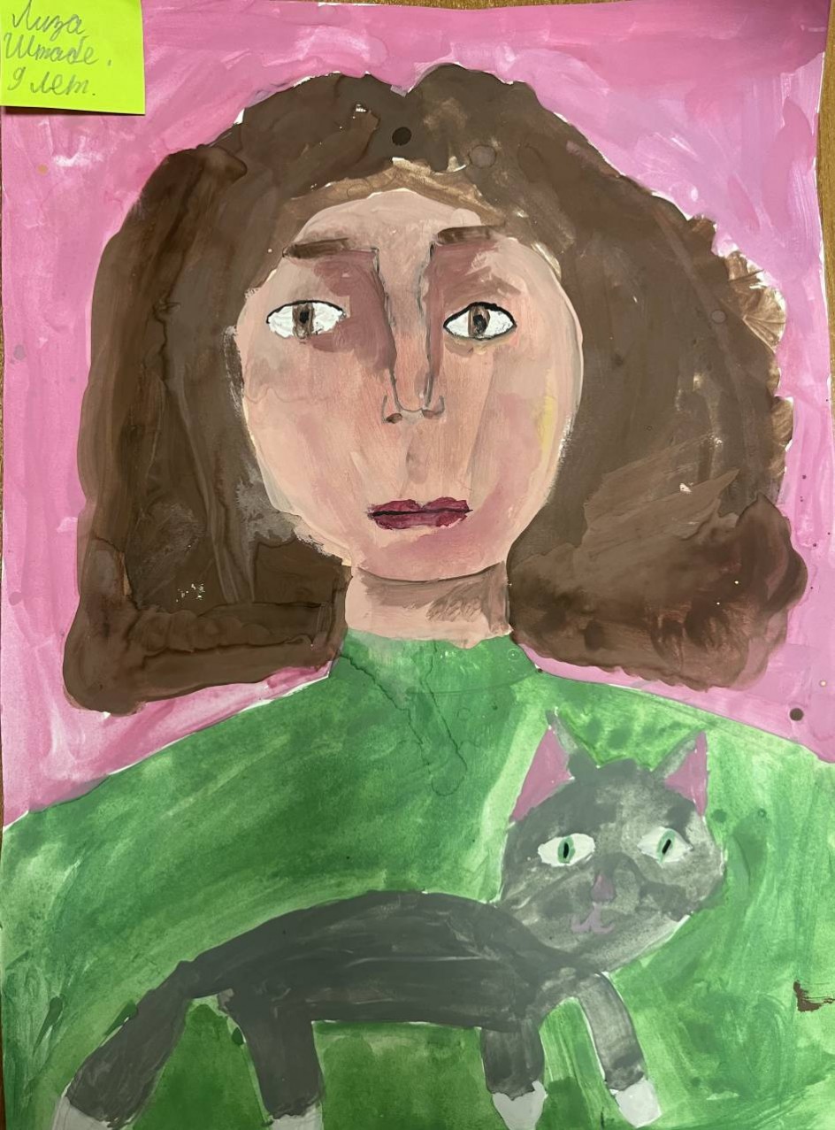 Портрет мамы.