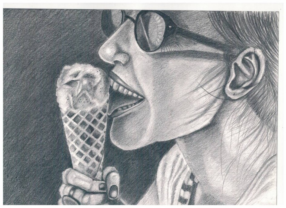 "Девушка с мороженным"