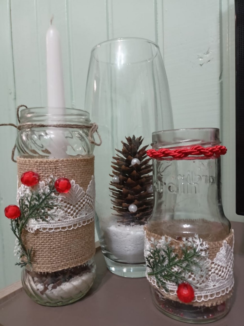 Вазочки новогодние