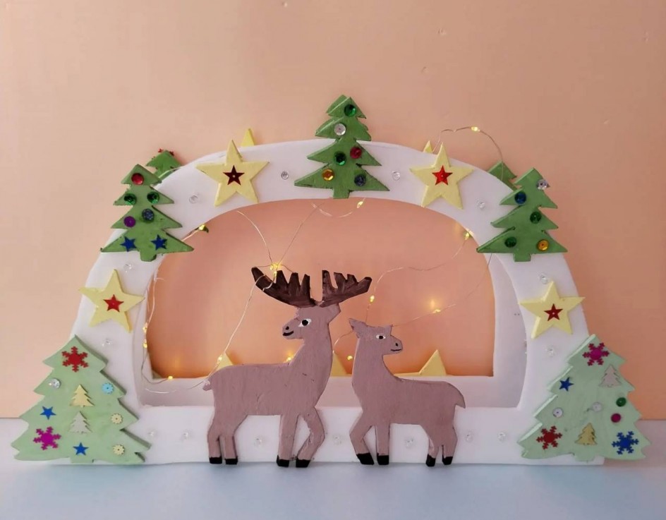 Новогодний светильник "Зимняя сказка"