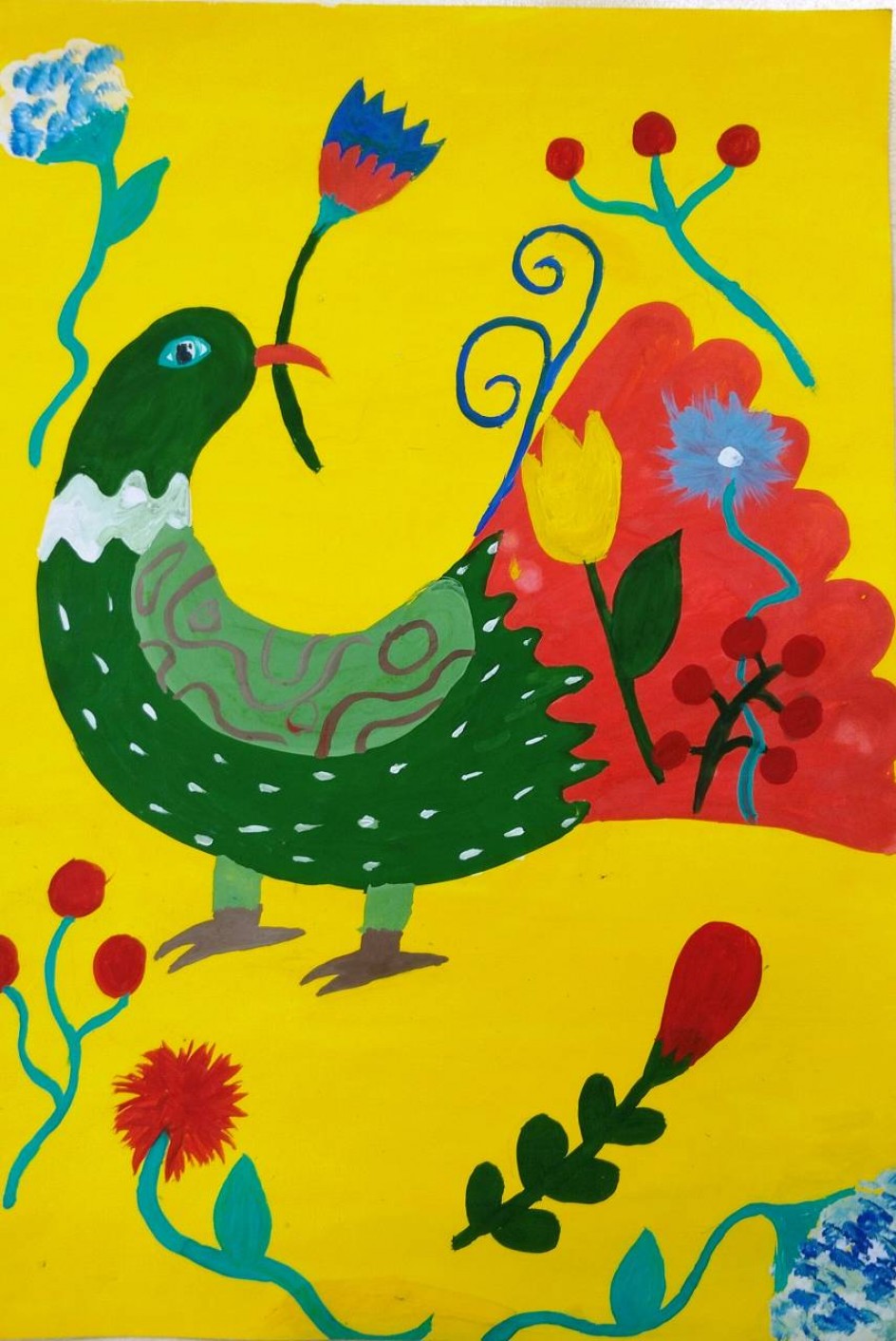 Сказочная птица