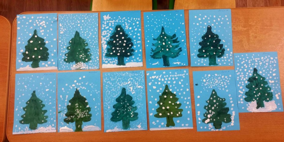 "Ёлочки в снегу"