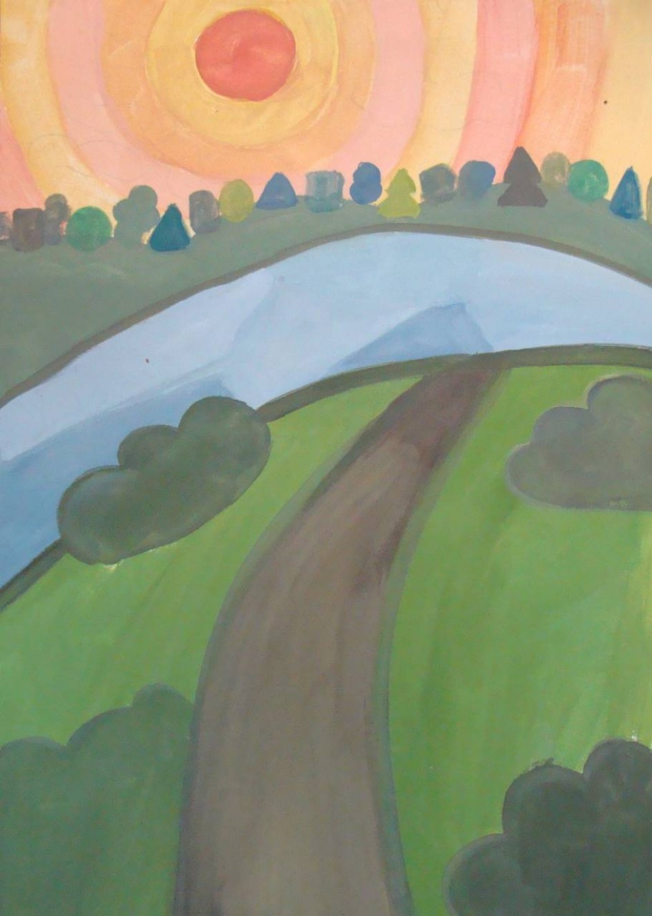 "Закат на реке Оке"