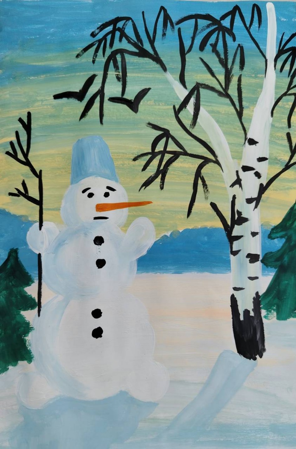 Мой друг - Снеговик!