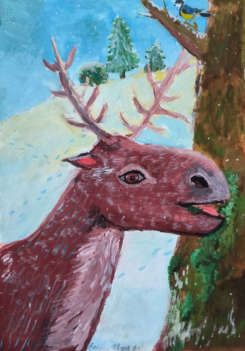 Завтрак оленя