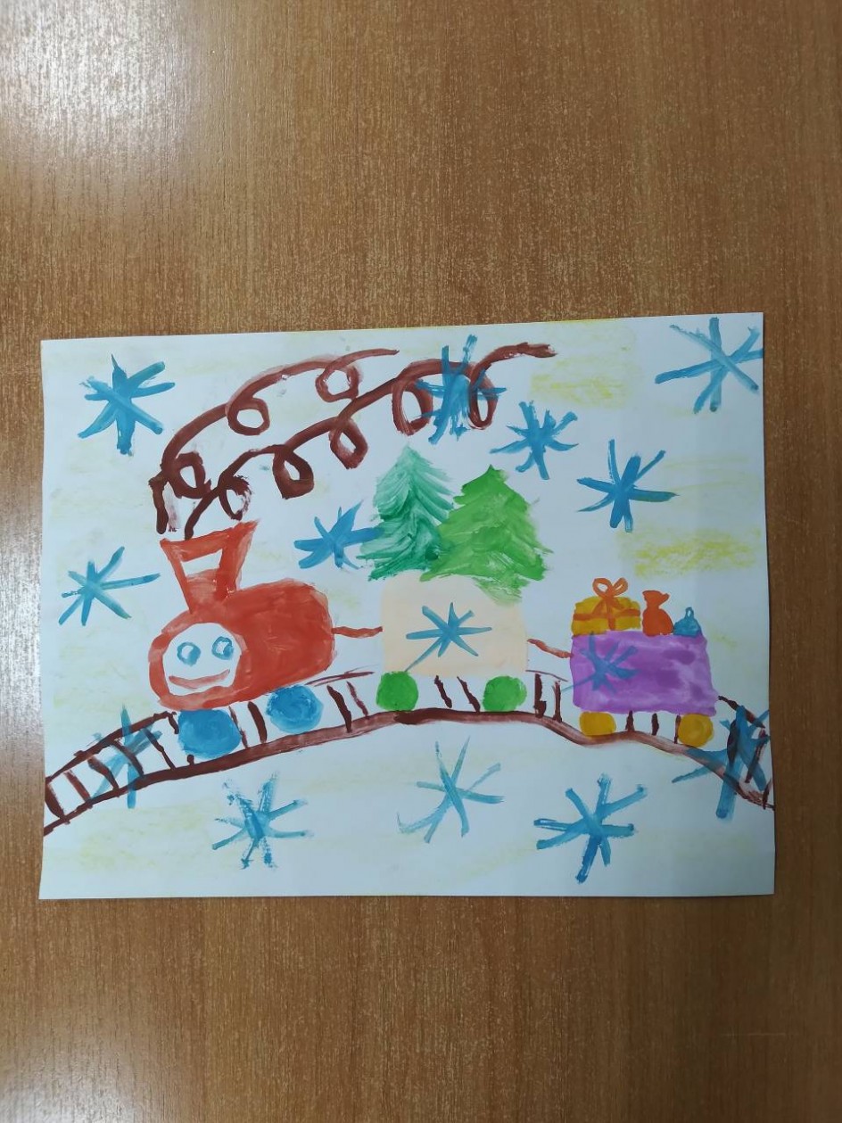 Паровозик Деда Мороза