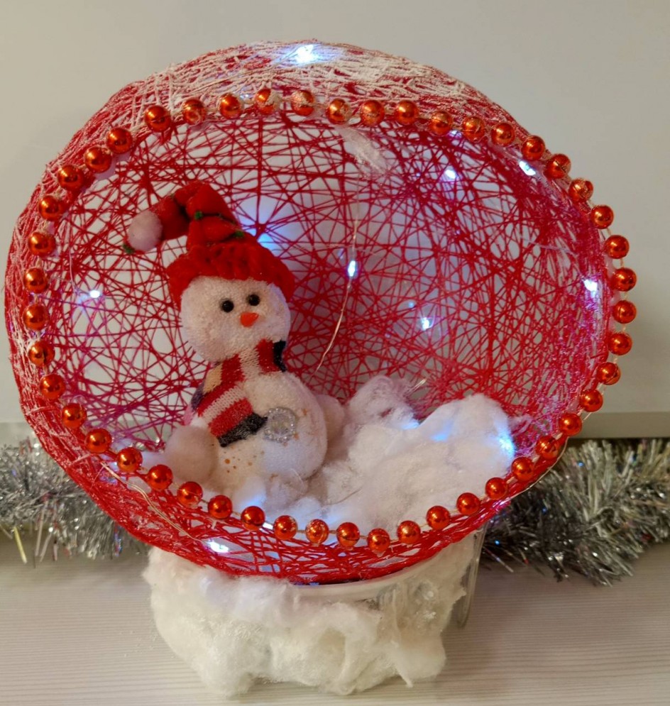 Новогодний снеговик