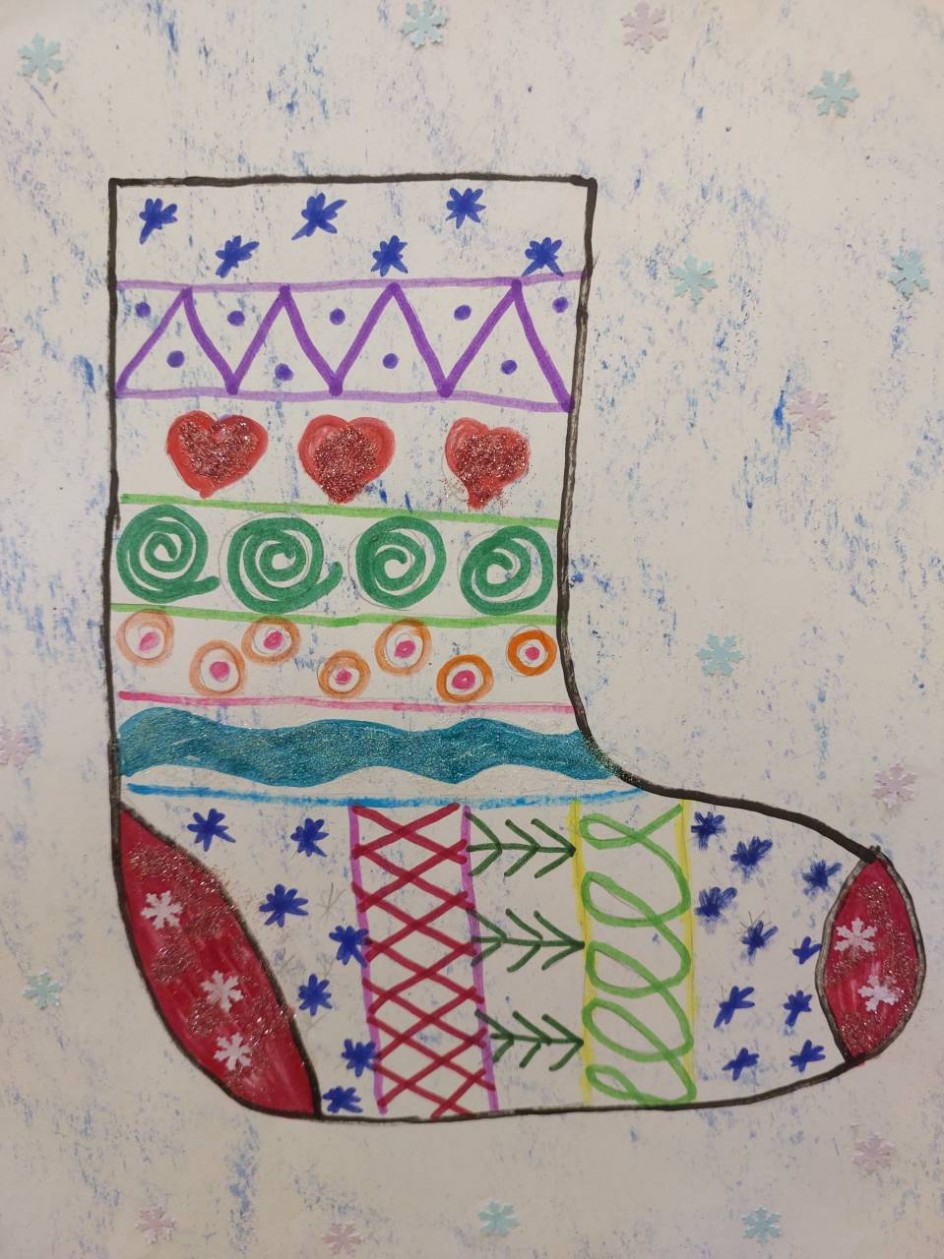 Валенок для Деда Мороза