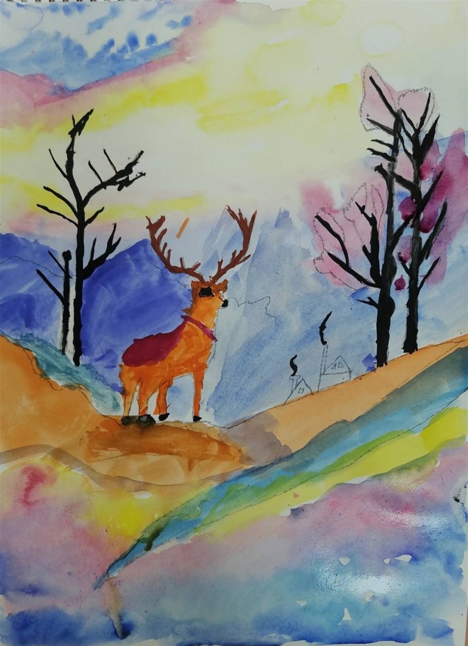 Рассвет в горах