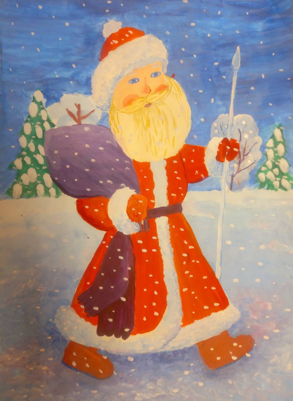 Дед мороз спешит  к детям