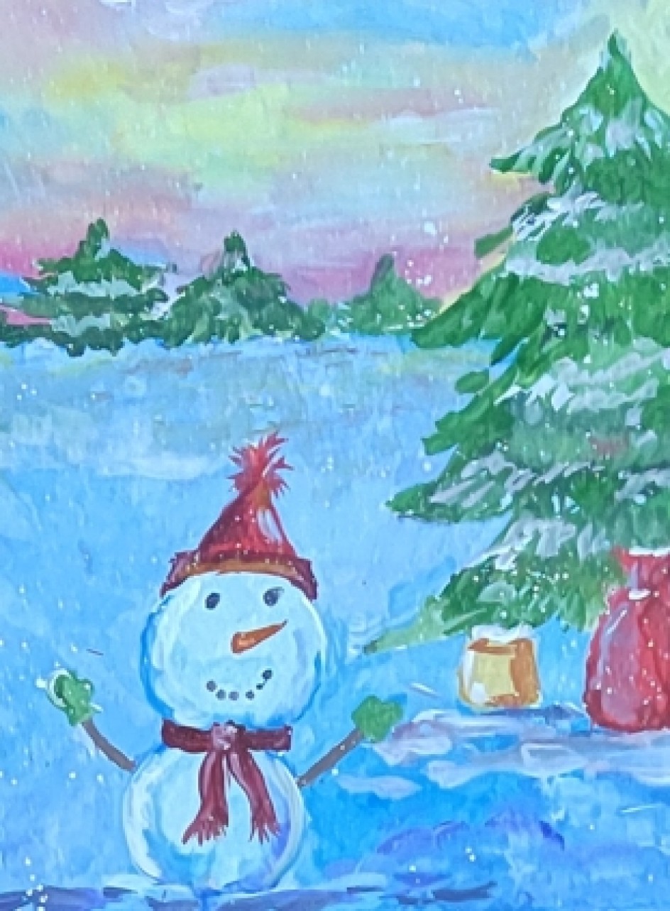 новогодний закат