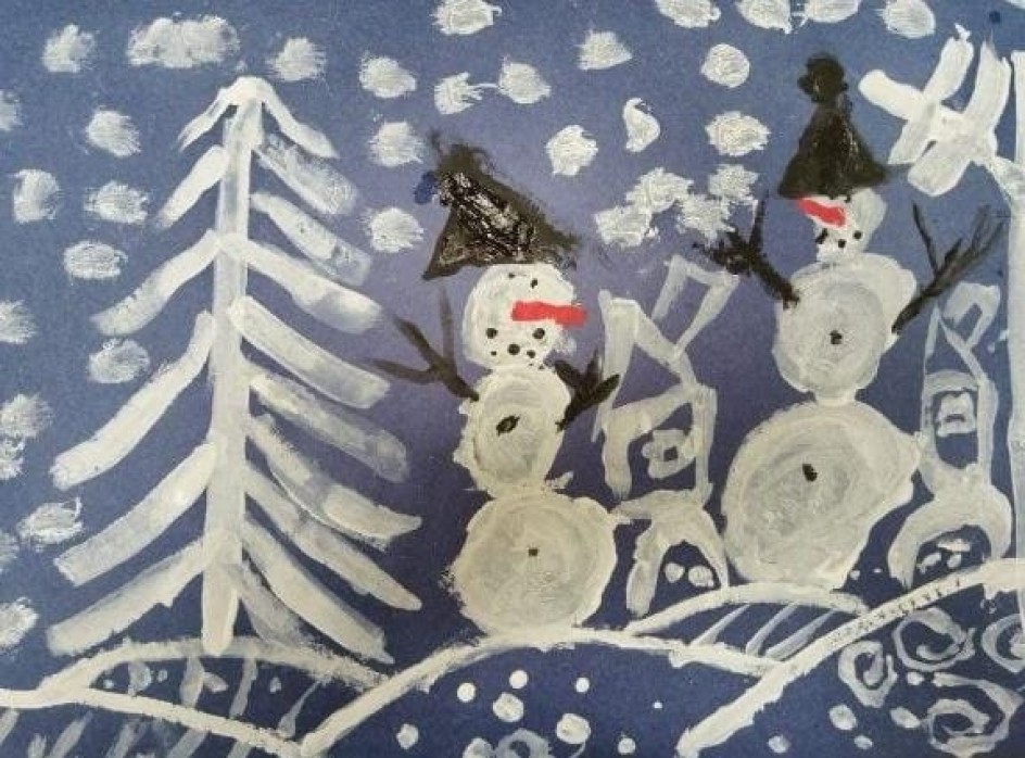 В Новогоднем лесу