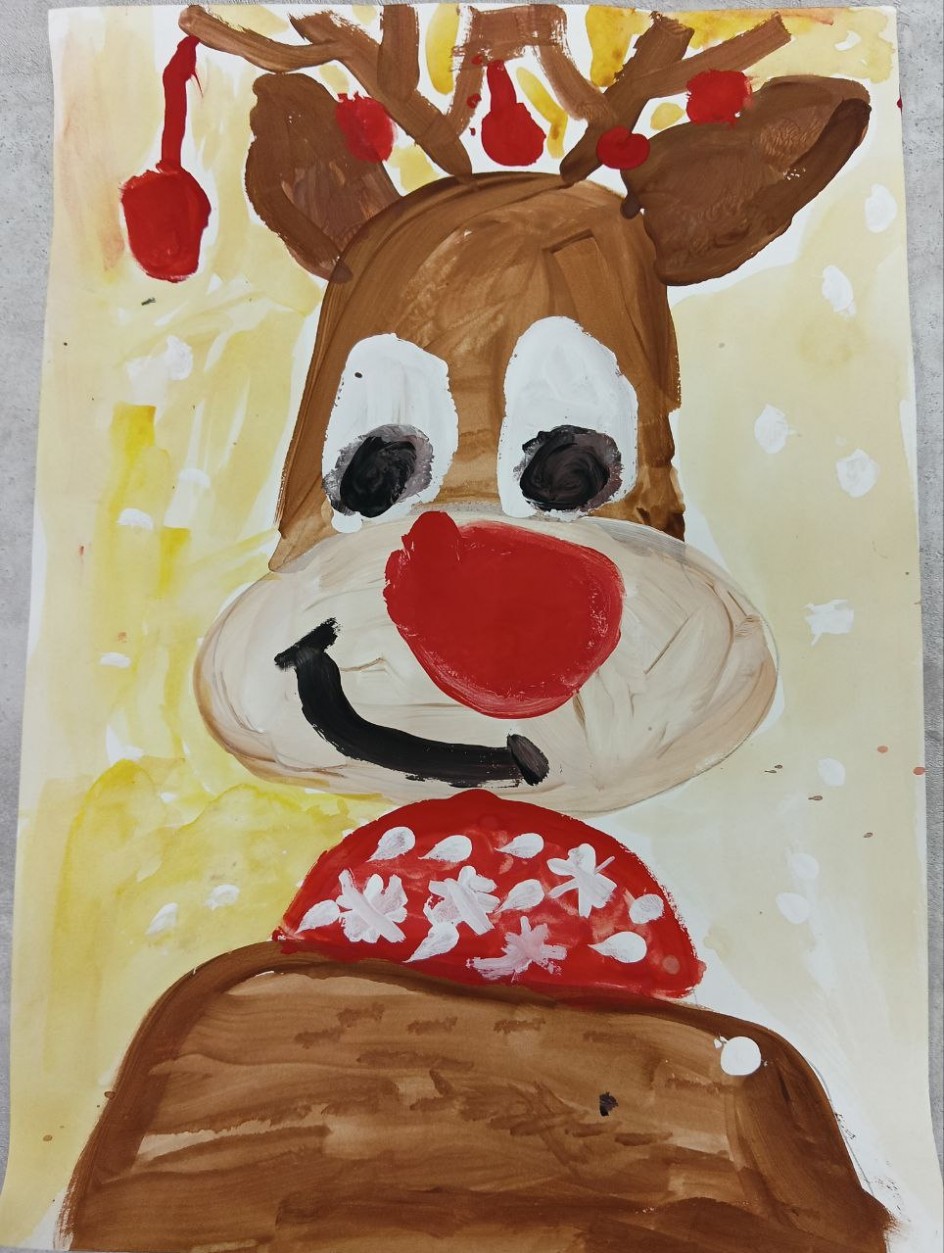 Новогодний олень