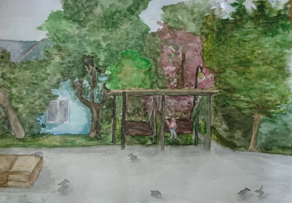 Утро в моём посёлке Приморский