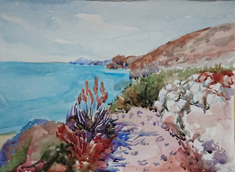 Орджоникидзе. Тихая бухта. Камни и море