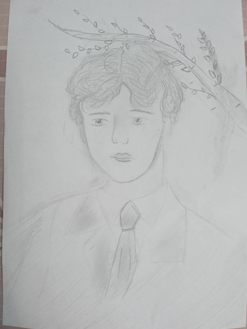 портрет Есенина