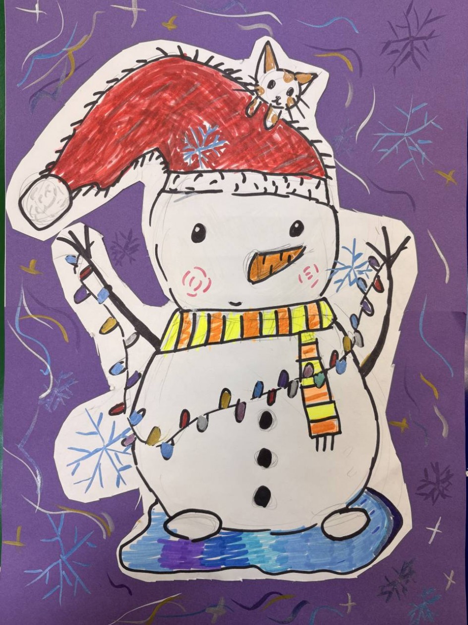 Новогодний снеговик