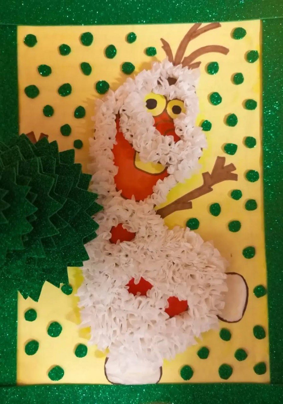 Весёлый снеговик