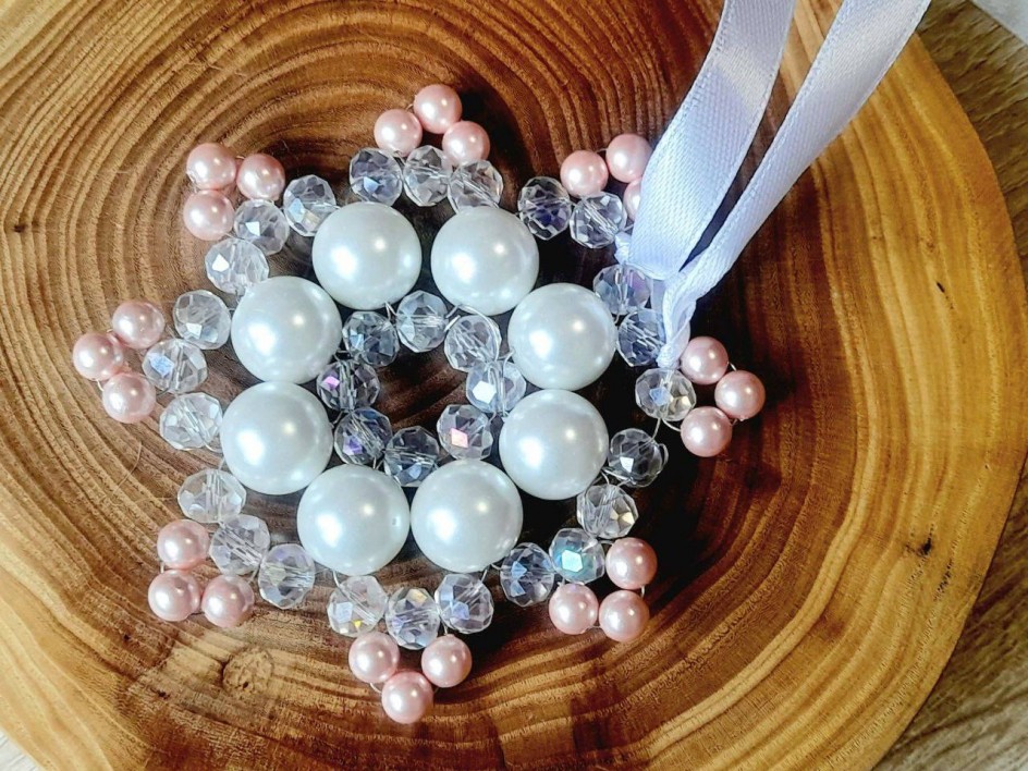 поделка Бусы для ёлки