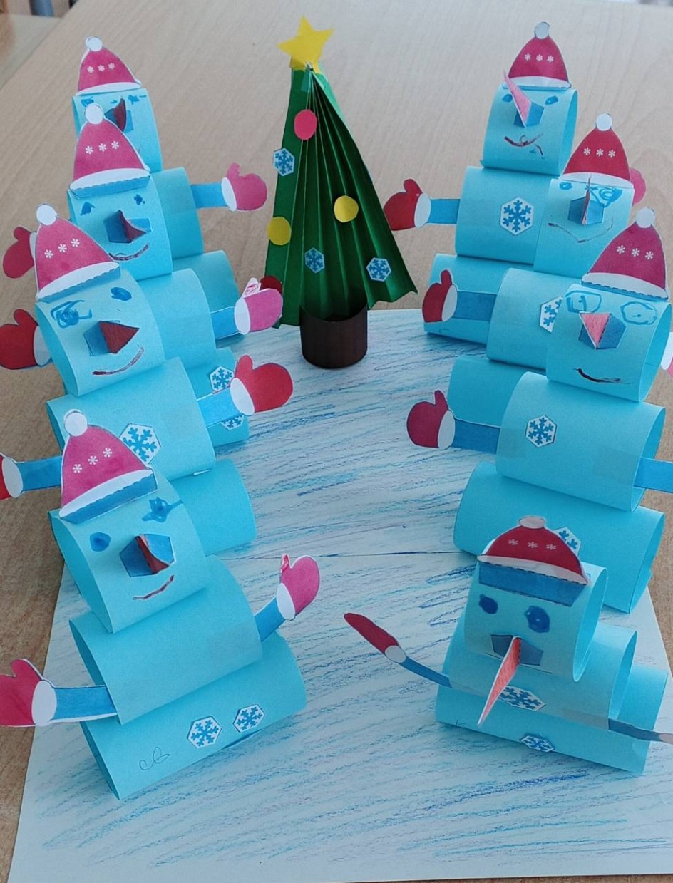 "Снеговики у ёлки"