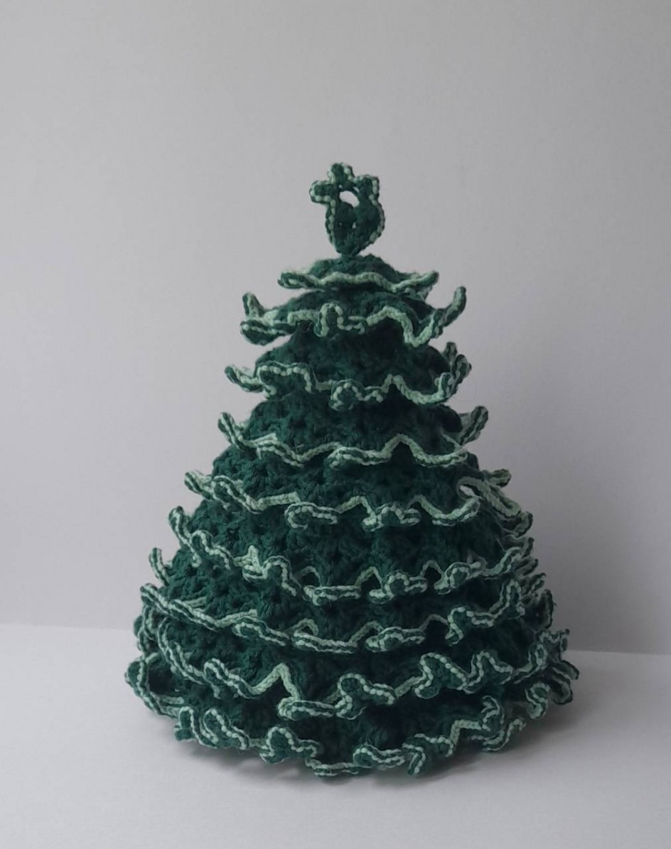 Чудо-елочка, вязание крючком.