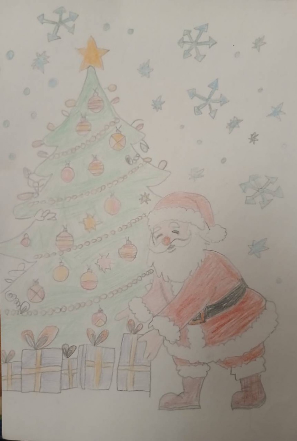 "Теперь она нарядная..."