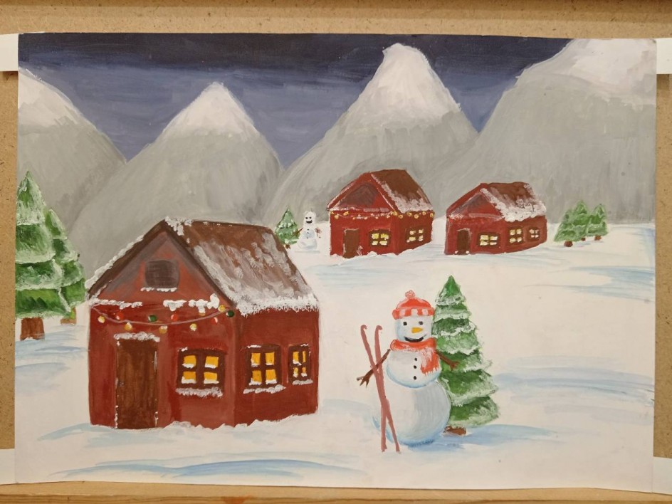 "Снег в горах"