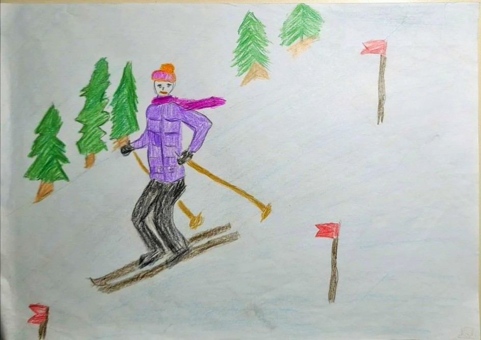 Рисунок "Снежный декабрь!"