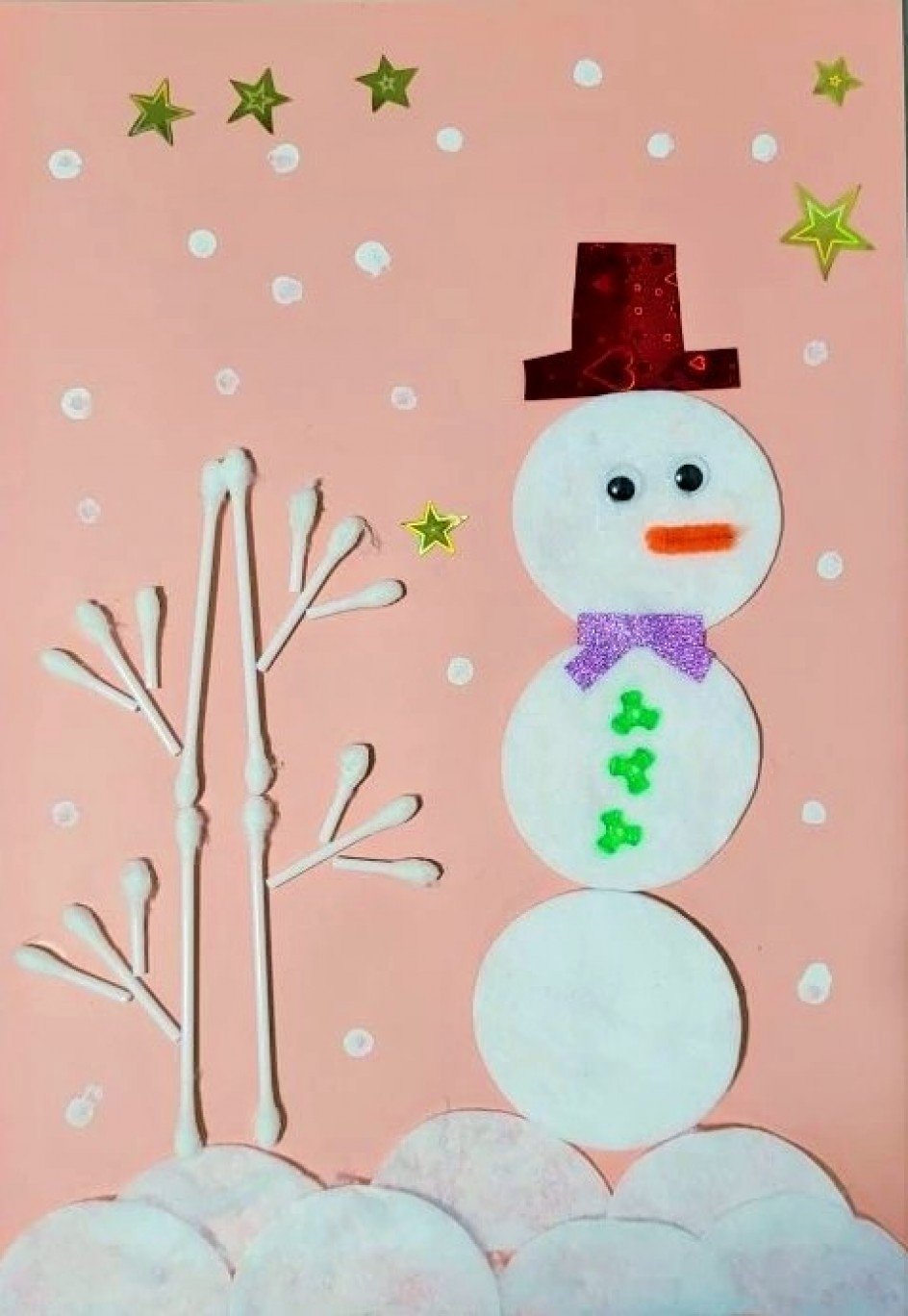 Поделка "Мой друг снеговик!"