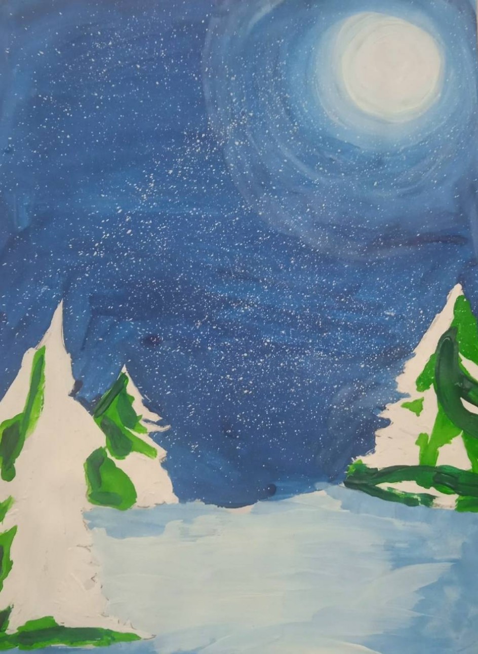 "А снег кружится, летает, не тает..."