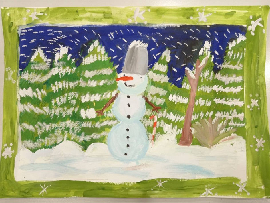 "Веселый снеговик"