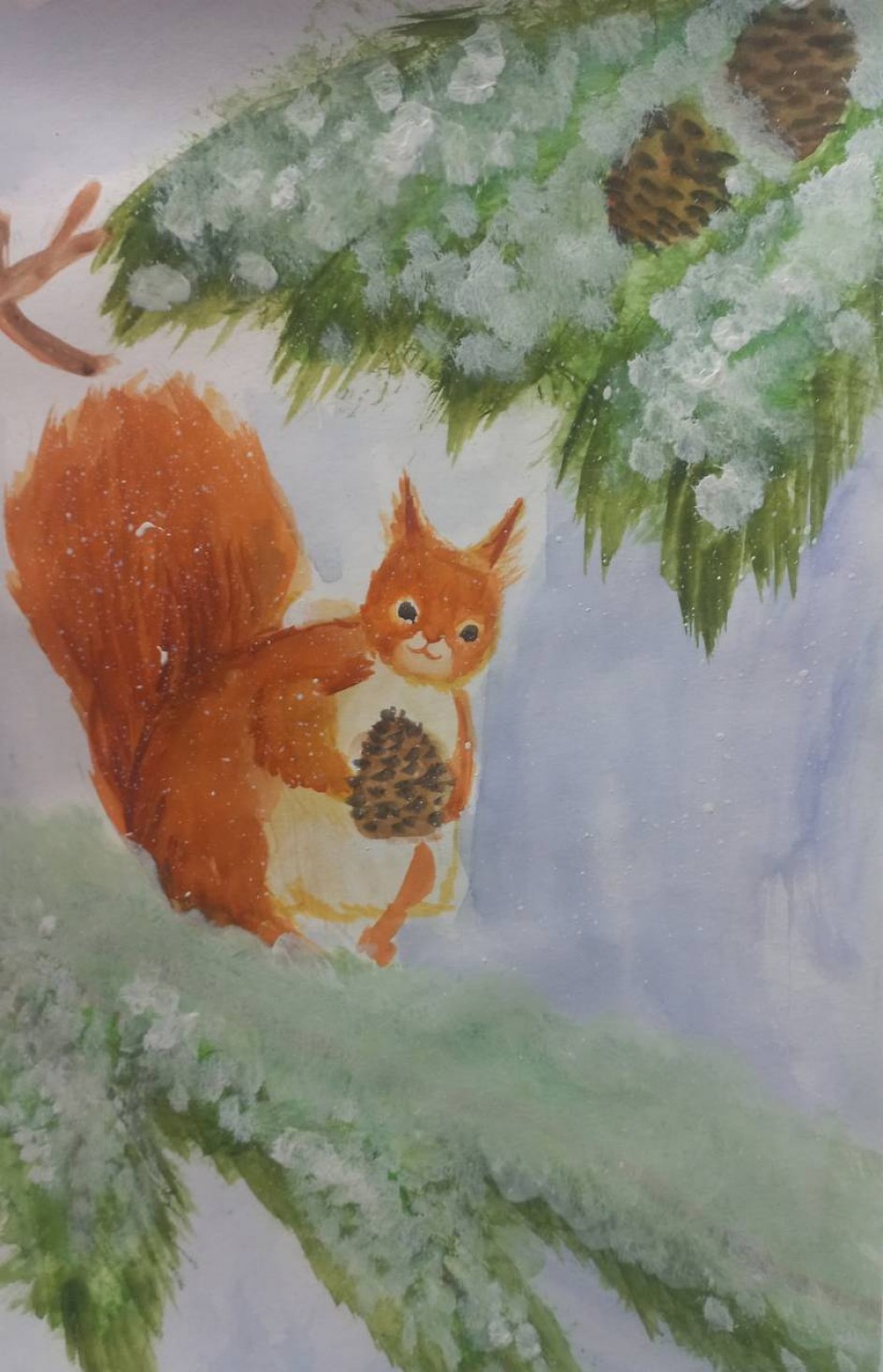 В зимнем лесу