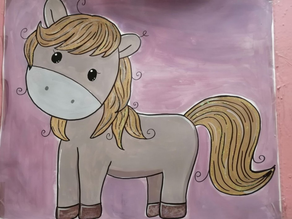 Новогодняя лошадка