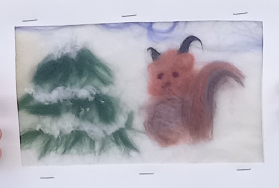 Хвостатое рыжее чудо.