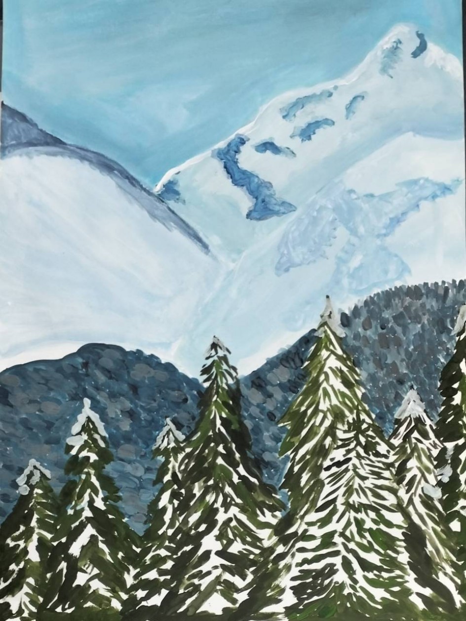 Заснеженные ели