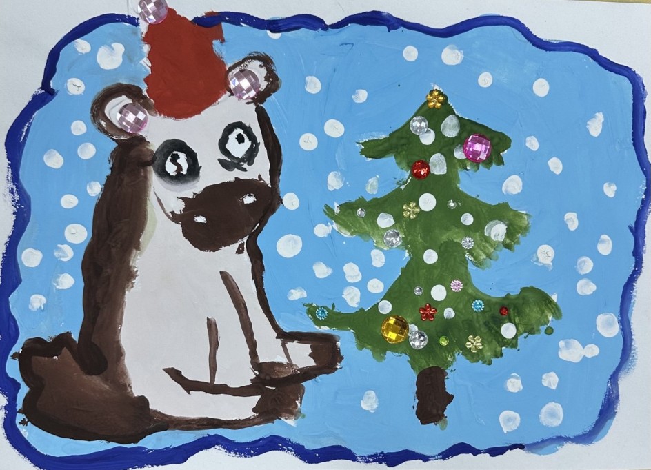 Новогодний конь