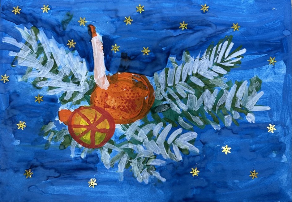 Аромат праздника в снежную ночь